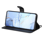 Oppo Find X2 Neo Solid Color Serie hihnan tapauksessa