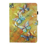 iPad Cover 10.2" (2020) (2019) / Air 10.5" (2019) / Pro 10.5" Butterfly Painted (perhosmaalattu)