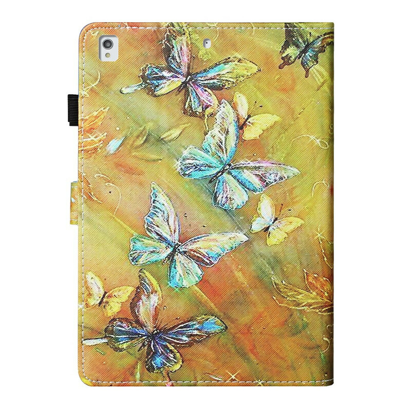 iPad Cover 10.2" (2020) (2019) / Air 10.5" (2019) / Pro 10.5" Butterfly Painted (perhosmaalattu)
