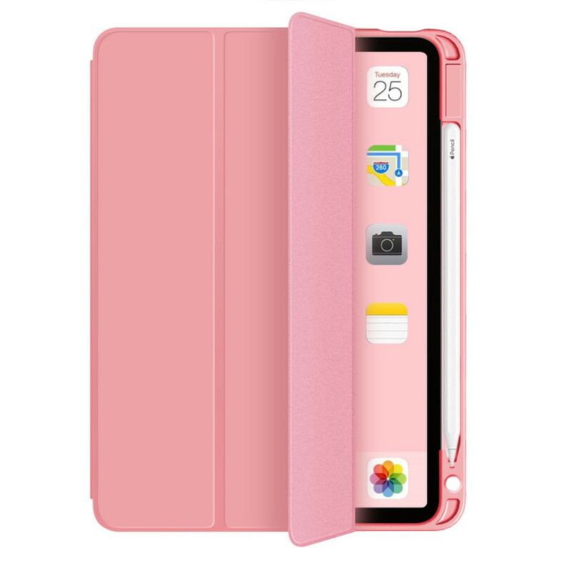 Smart Case iPad Air 10.9" (2020) keinonahkainen Lychee Stylus-kotelo