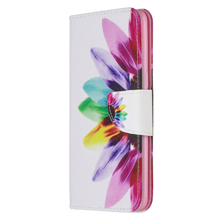 Samsung Galaxy A10s akvarelli kukka kotelo