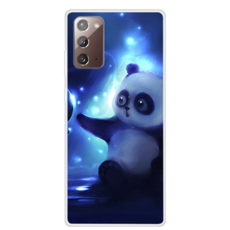 Samsung Galaxy Note 20 kansi Panda avaruudessa