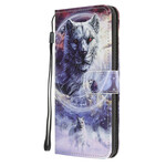 Samsung Galaxy S20 FE Winter Wolf kotelo ja hihna