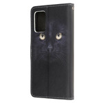 Samsung Galaxy S20 FE musta kissa silmä hihna tapauksessa