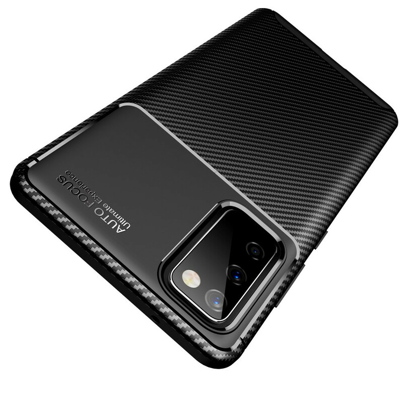 Samsung Galaxy S20 FE joustava hiilikuitu tekstuuri asia