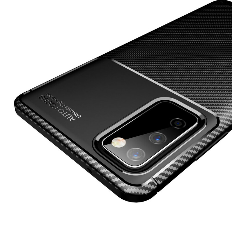 Samsung Galaxy S20 FE joustava hiilikuitu tekstuuri asia