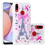 Samsung Galaxy A10s tapauksessa Eiffel-torni Glitter