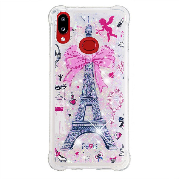 Samsung Galaxy A10s tapauksessa Eiffel-torni Glitter