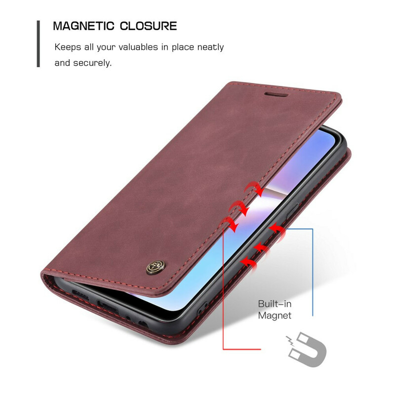 Flip Cover Samsung Galaxy A10s CASEME keinonahkainen kansi