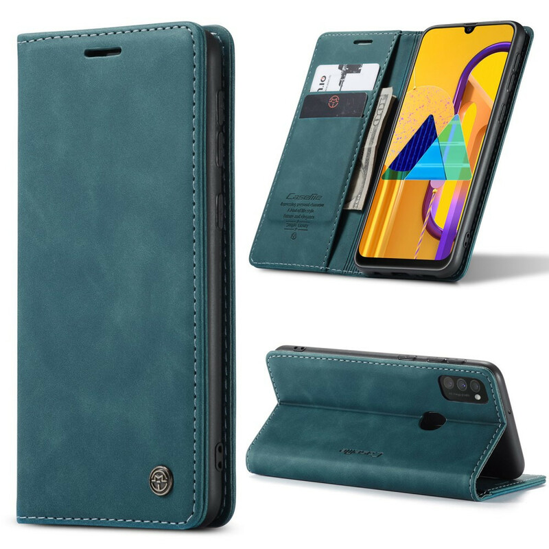 Flip Cover Samsung Galaxy M21 CASEME keinonahkainen kansi