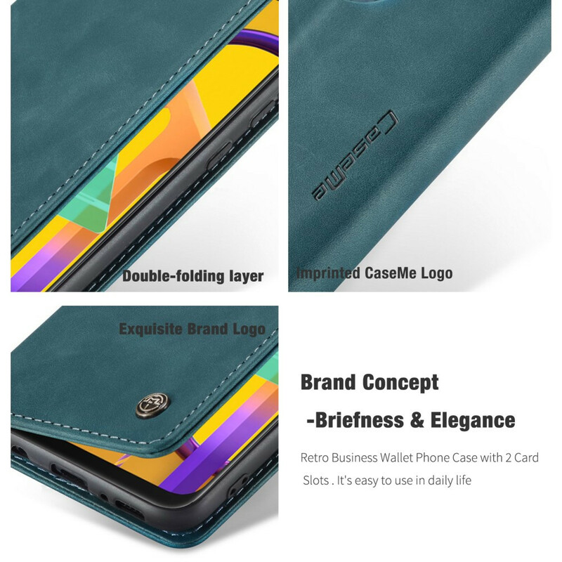 Flip Cover Samsung Galaxy M21 keinonahka