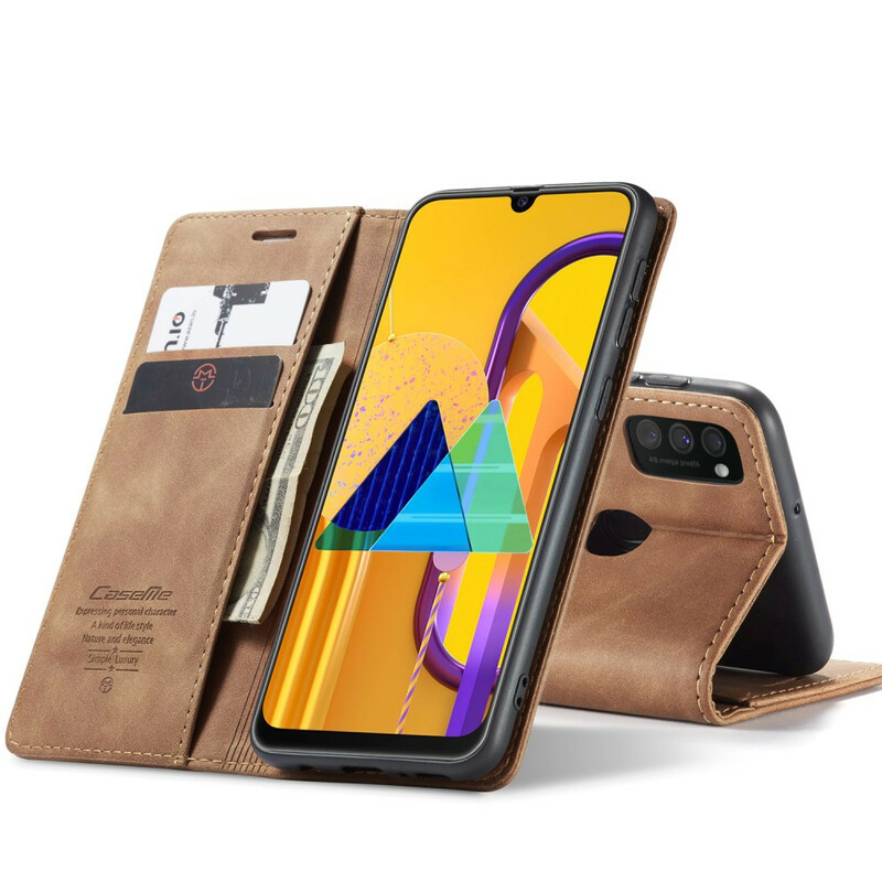 Flip Cover Samsung Galaxy M21 CASEME keinonahkainen kansi