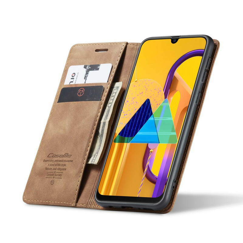 Flip Cover Samsung Galaxy M21 CASEME keinonahkainen kansi