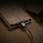 Flip Cover Samsung Galaxy M21 keinonahka