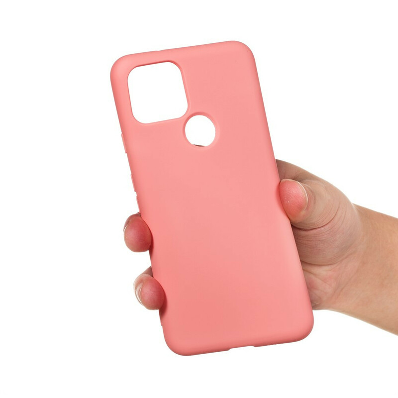 Google Pixel 4A 5G Case Neste Silikoni Design hihnalla