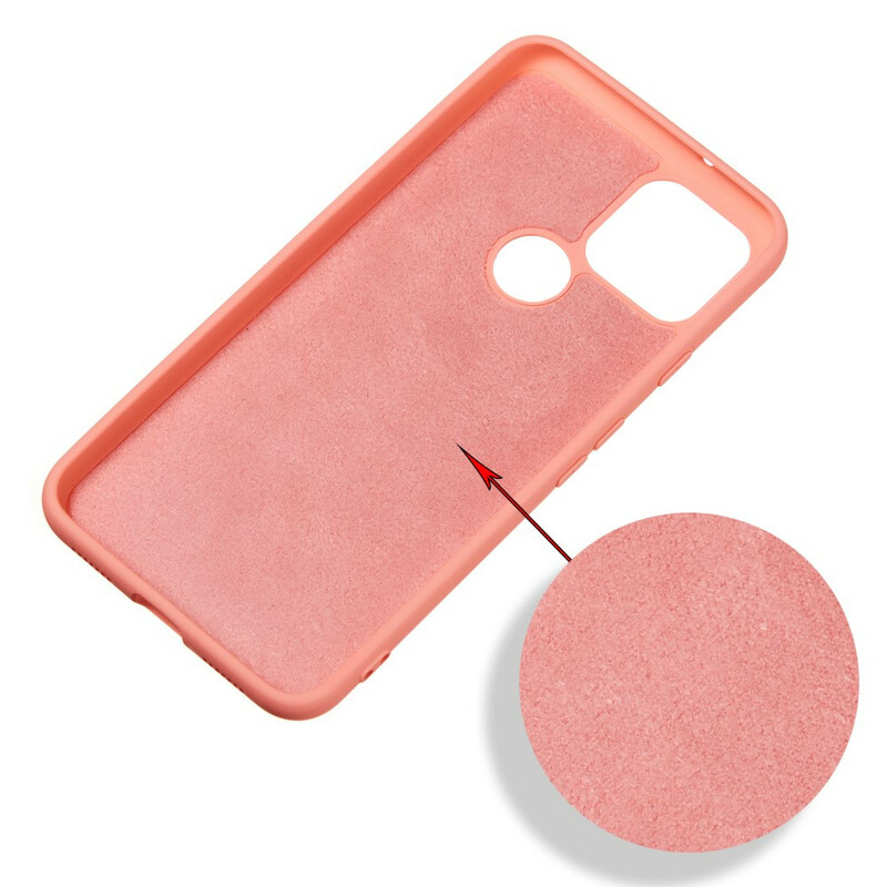 Google Pixel 4A 5G Case Neste Silikoni Design hihnalla