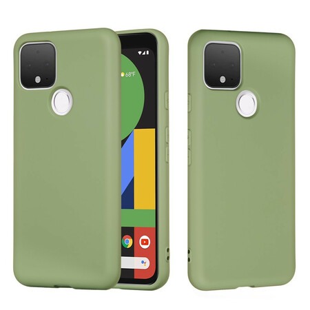 Google Pixel 4A 5G Case Neste Silikoni Design hihnalla