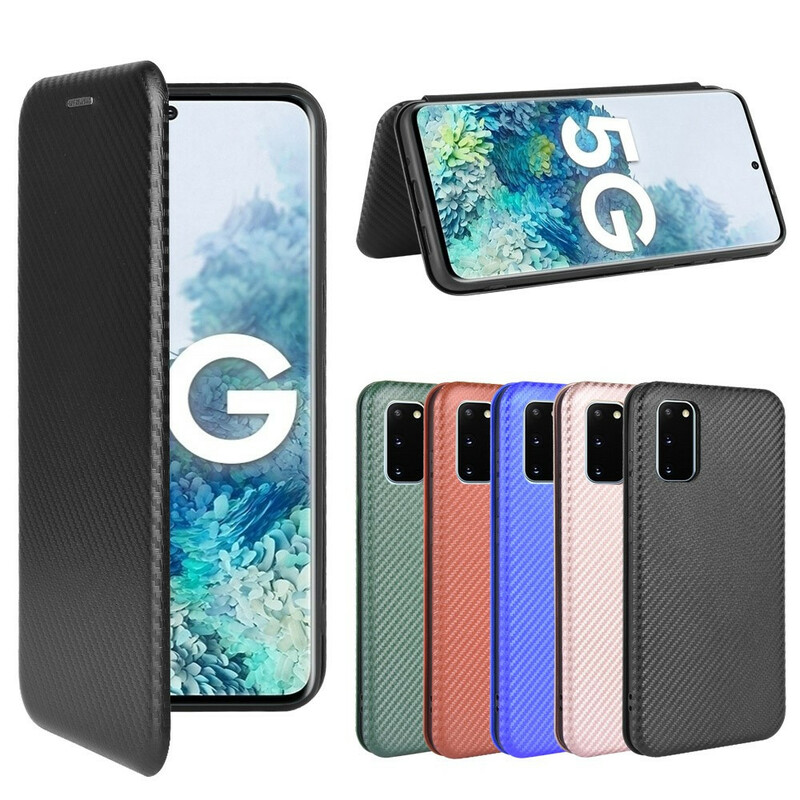Flip Cover Samsung Galaxy S20 FE Hiilikuitukansi