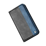 Flip Cover Samsung Galaxy S20 Ultra Kaksivärinen nahkatehoste Flip Cover Samsung Galaxy S20 Ultra Kaksivärinen nahkatehoste