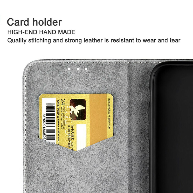 Flip Cover Samsung Galaxy S20 Ultra Kaksivärinen nahkatehoste Flip Cover Samsung Galaxy S20 Ultra Kaksivärinen nahkatehoste