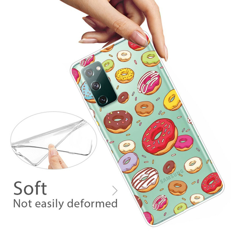 Samsung Galaxy S20 Kotelo FE love Donuts