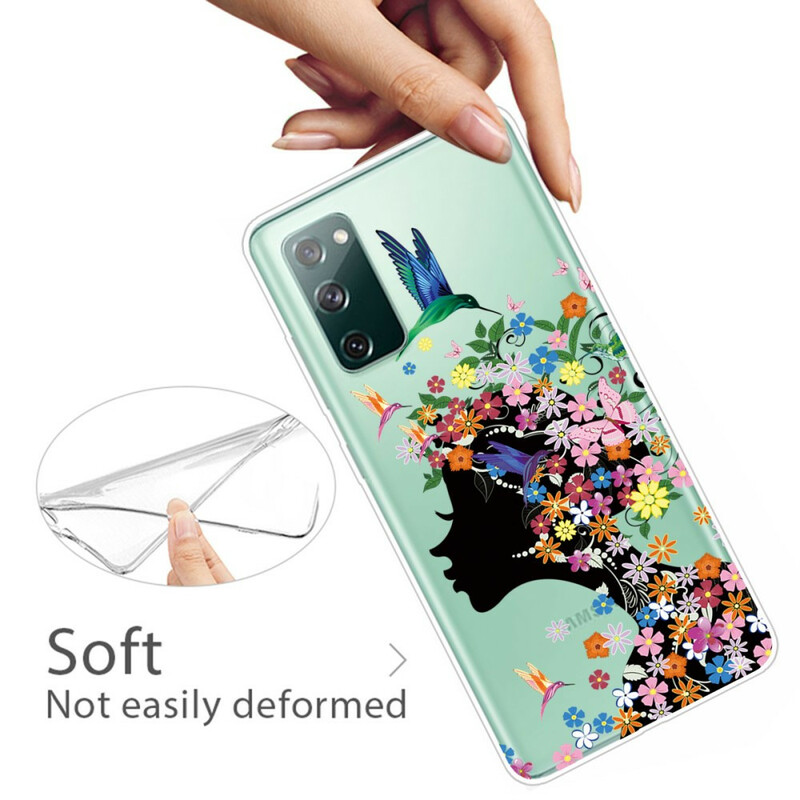 Samsung Galaxy S20 Kotelo FE Kaunis kukkakuvioinen pää