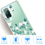 Samsung Galaxy S20 FE Valkoinen kukka kotelo