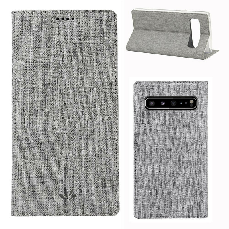 Flip Cover Samsung Galaxy S10 5G Teksturoitu VILI DMX