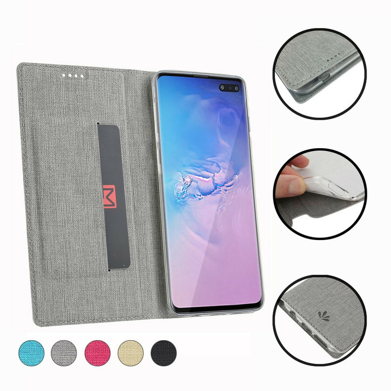 Flip Cover Samsung Galaxy S10 5G Teksturoitu VILI DMX