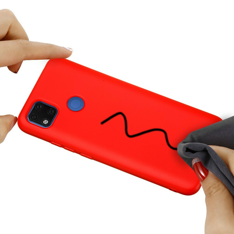 Xiaomi Redmi 9C Liquid silikoni asia hihnalla
