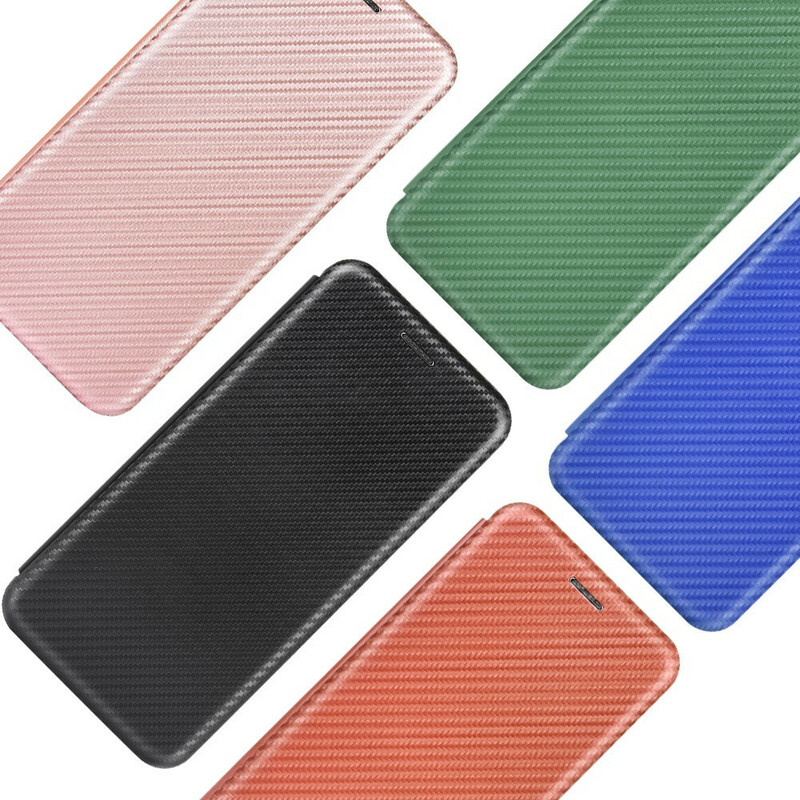 Flip Cover Xiaomi Redmi 9C Silikoni Hiilen värinen