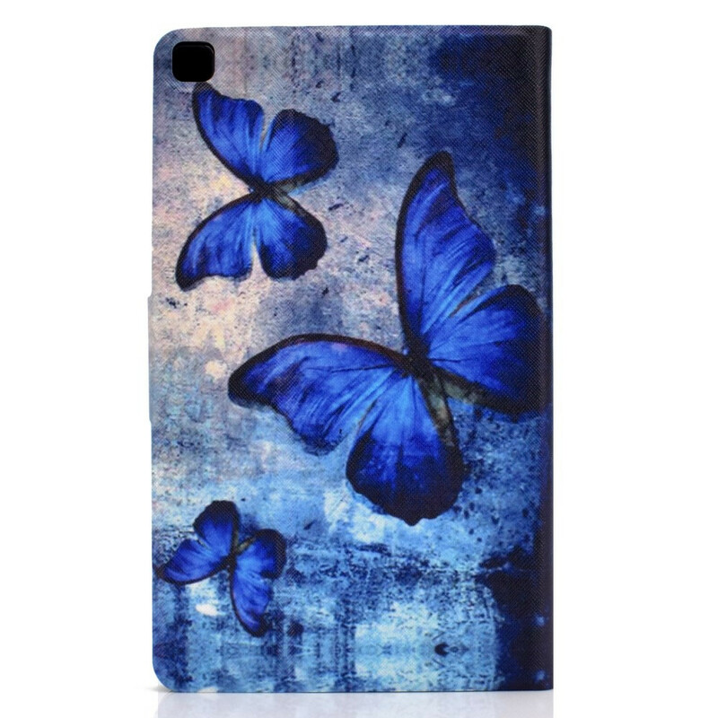 Samsung Galaxy Tab A 8.0 (2019) Kotelo Siniset perhoset