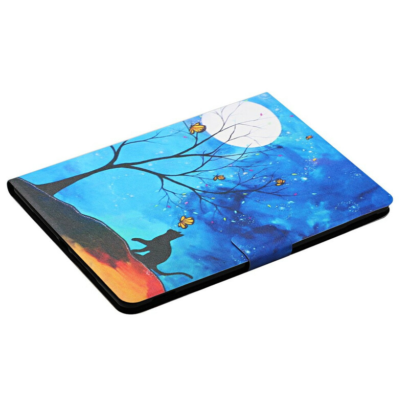 Huawei MatePad T 8 Tree Case kuun ja auringon kanssa