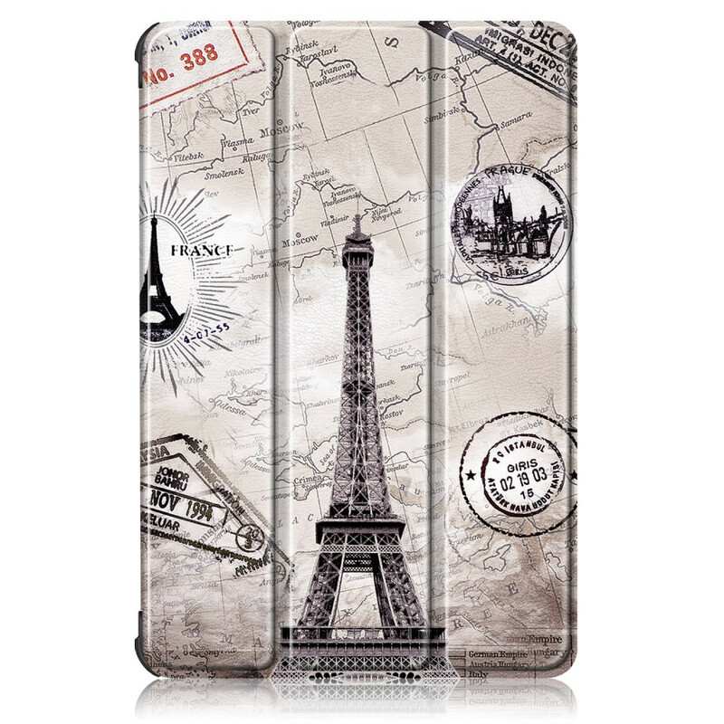 Smart Case Huawei MatePad T 10s Vahvistettu Eiffel-torni Retro