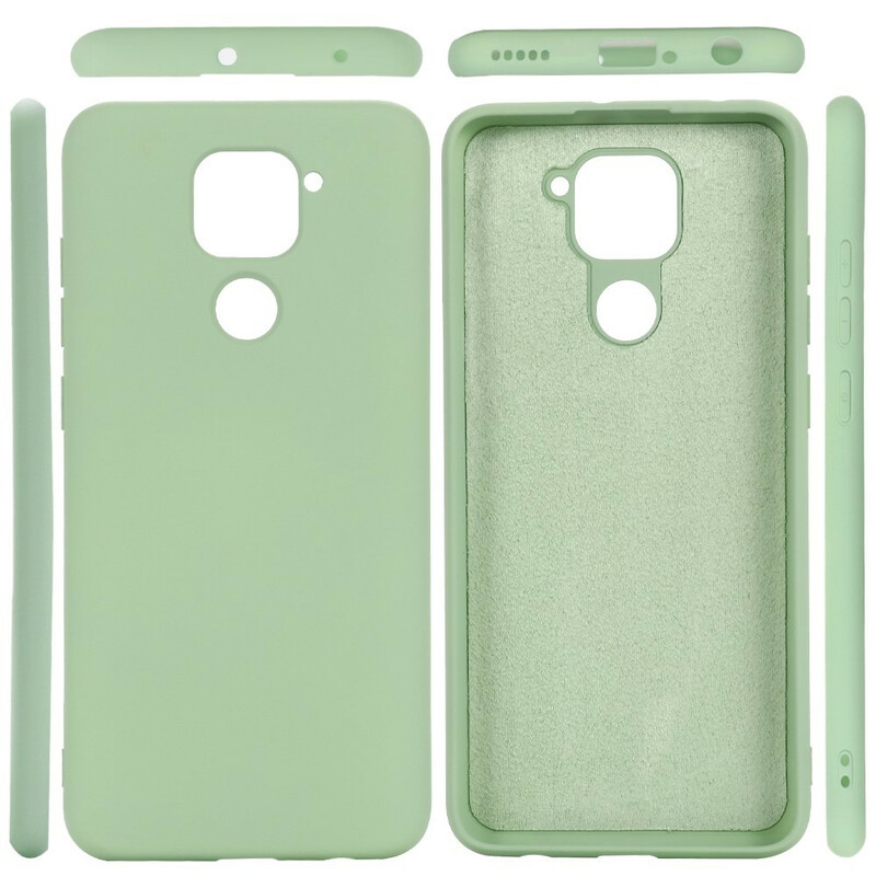 Xiaomi Redmi Note 9 Case Design Nestemäinen silikoni