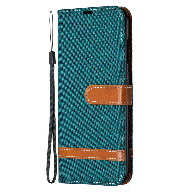 Xiaomi redmi Note 9 Kangas ja nahkatehostekotelo