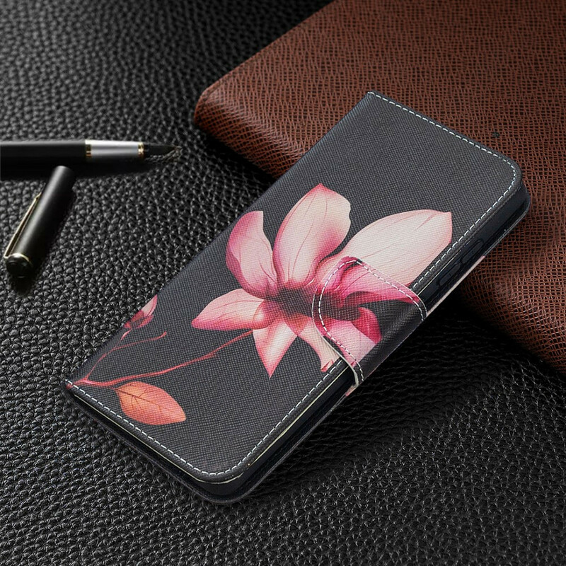 Samsung Galaxy S20 FE kotelo vaaleanpunainen kukka