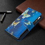 Samsung Galaxy S20 FE tapauksessa Butterfly vetoketjullinen tasku