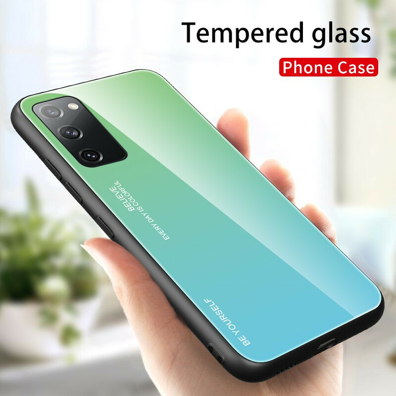 Samsung Galaxy S20 FE Case karkaistu lasi Ole oma itsesi