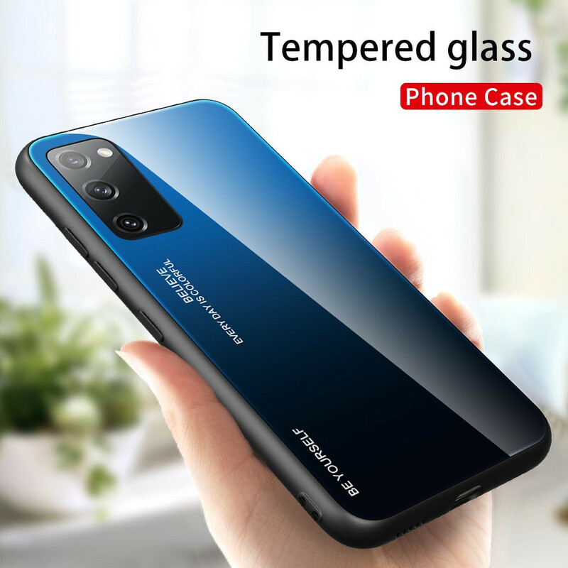 Samsung Galaxy S20 FE Case karkaistu lasi Ole oma itsesi