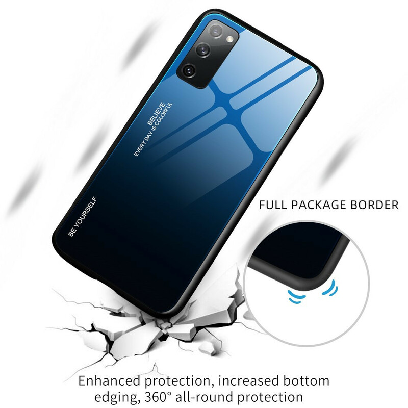 Samsung Galaxy S20 FE Case karkaistu lasi Ole oma itsesi