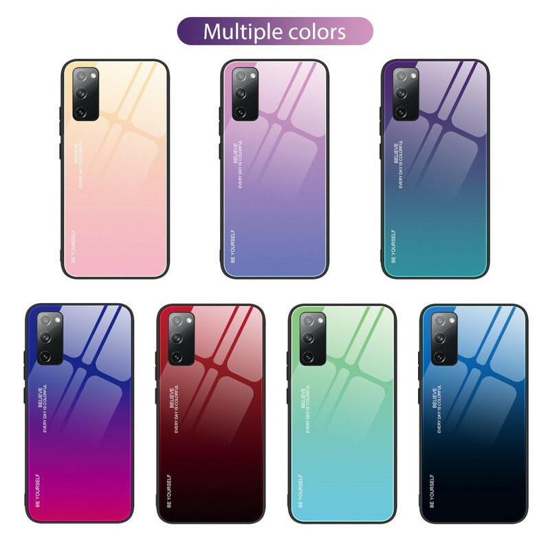 Samsung Galaxy S20 FE Case karkaistu lasi Ole oma itsesi