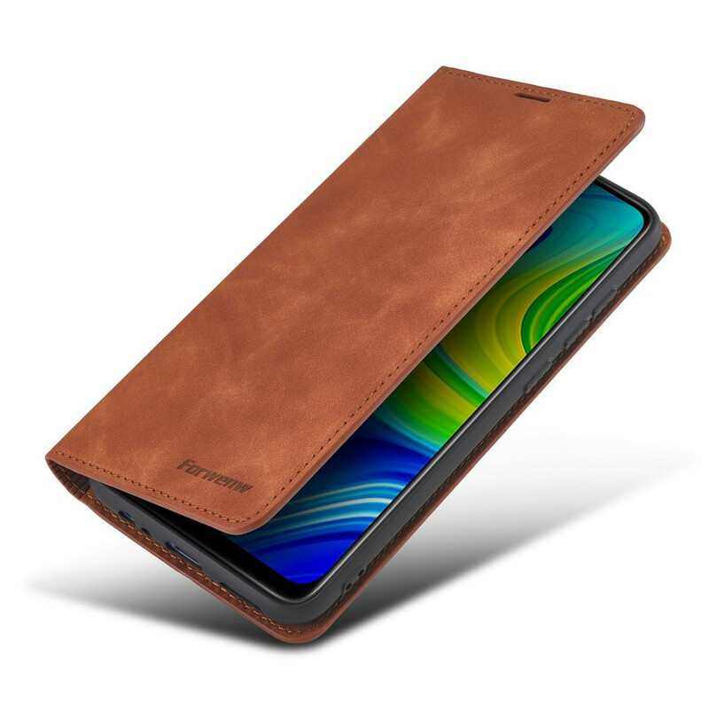 Flip Cover Xiaomi Redmi Note 9 Nahka Effect FORWENW