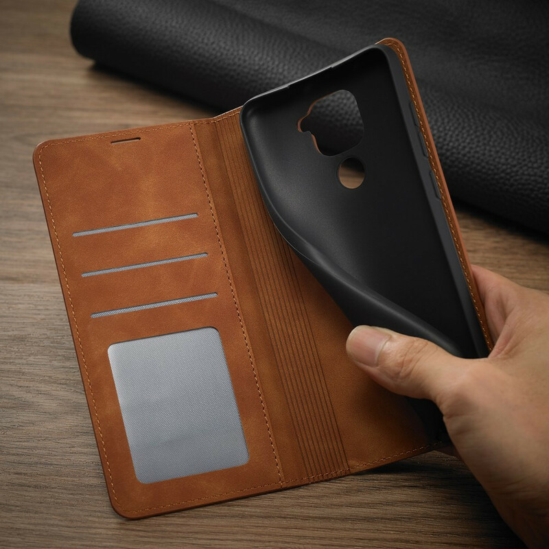 Flip Cover Xiaomi Redmi Note 9 Nahka Effect FORWENW