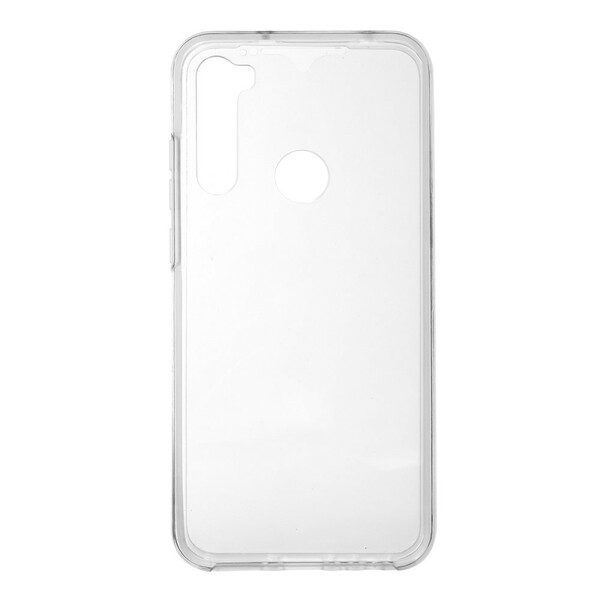 Xiaomi Redmi Note 8T Clear Case edessä ja takana