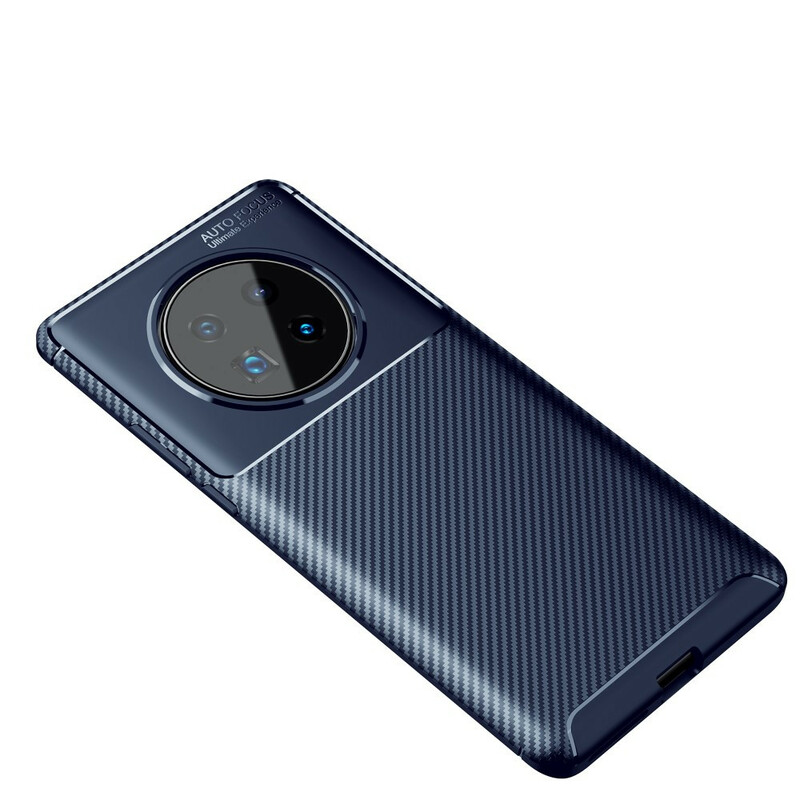 Huawei Mate 40 Pro Case Joustava hiilikuitu tekstuuri