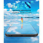 Näytä kansi Xiaomi Mi 10T / 10T Pro peili ja keinonahkainen nahka