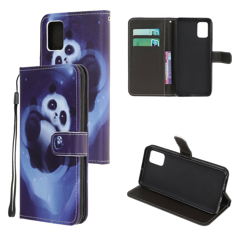 Samsung Galaxy A51 Panda Space Strap Case Samsung Galaxy A51 Panda Space Strap Case