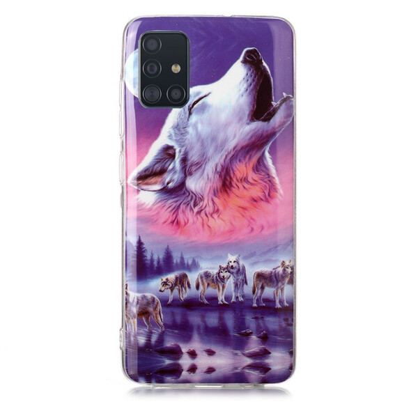 Samsung Galaxy A51 Wolf-sarjan suojakuori
 fluoresoiva Samsung Galaxy A51 Wolf-sarjan suojakuori
 fluoresoiva