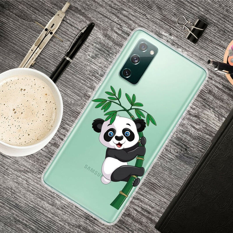 Samsung Galaxy S20 FE selkeä tapaus Panda Bambusta